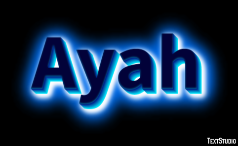 Ayah Texteffekt