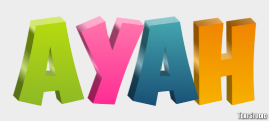 Ayah Efekt tekstowy