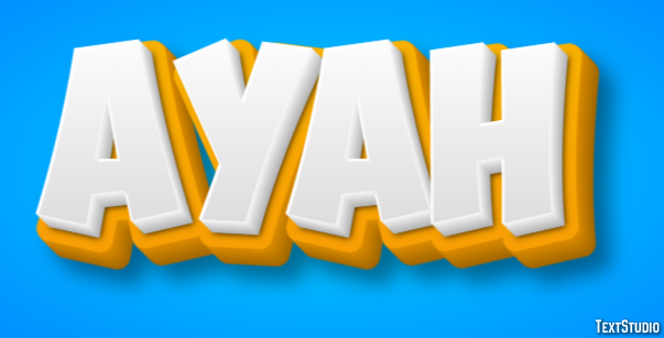 Ayah Texteffekt