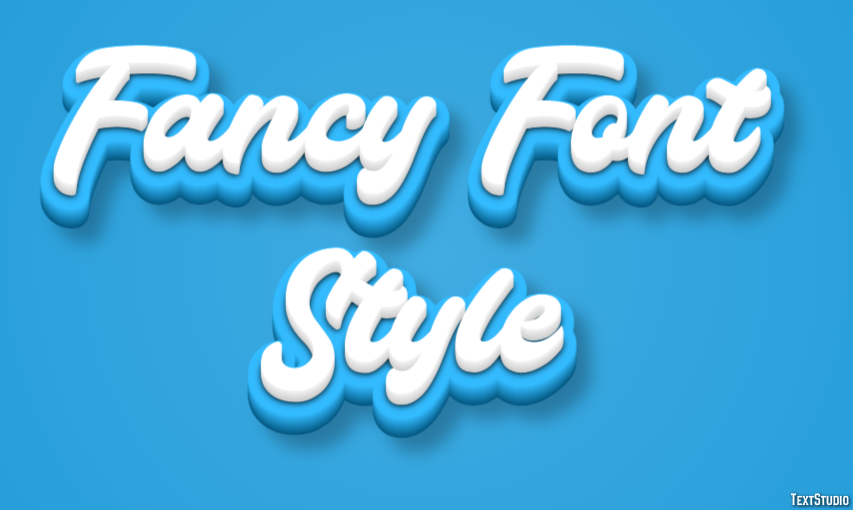 Fancy Font Style Efekt tekstowy