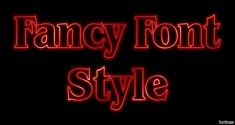 Fancy Font Style Efekt tekstowy