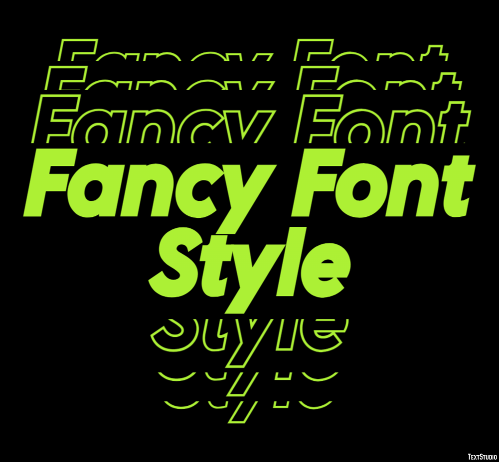 Fancy Font Style テキスト効果