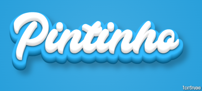 Pintinho Efeito de texto