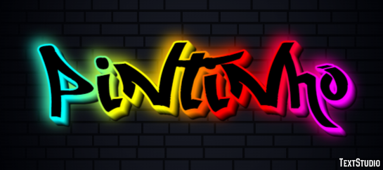Pintinho Efeito de texto