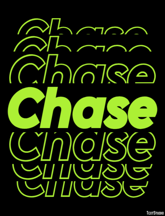 Chase Tekst Effect