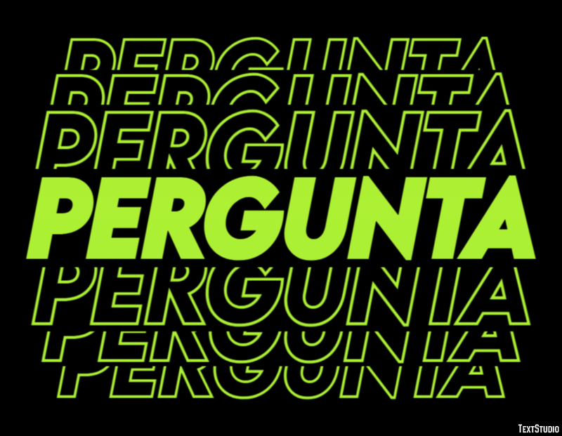 Pergunta Efeito do texto