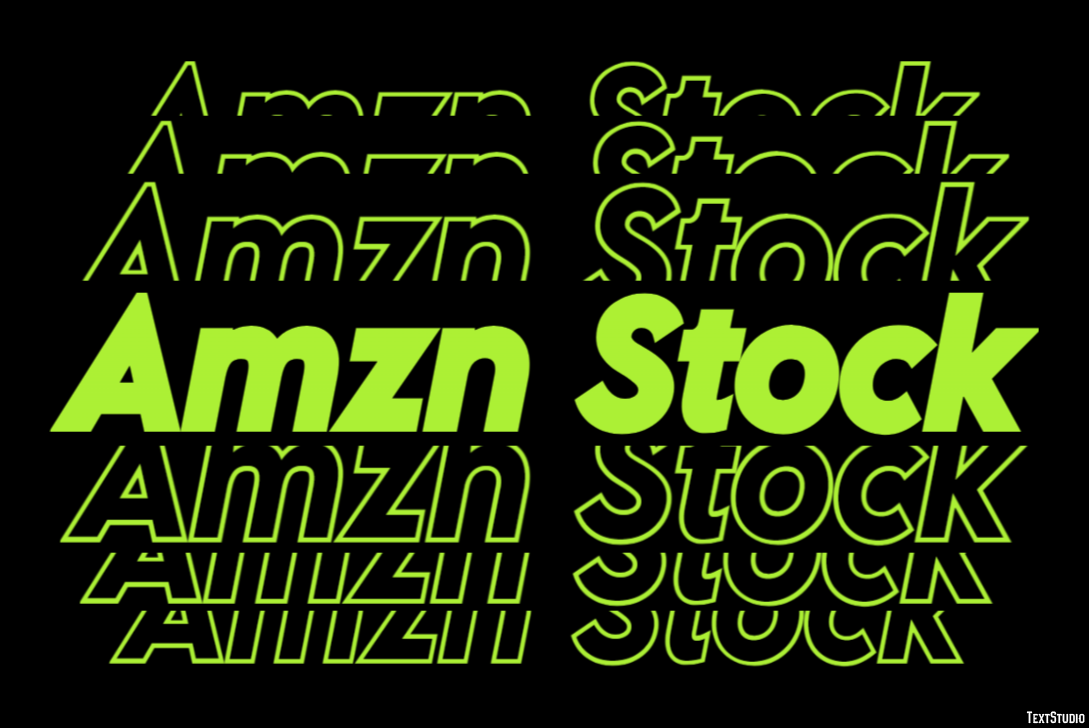 Amzn Stock Metin Efekti