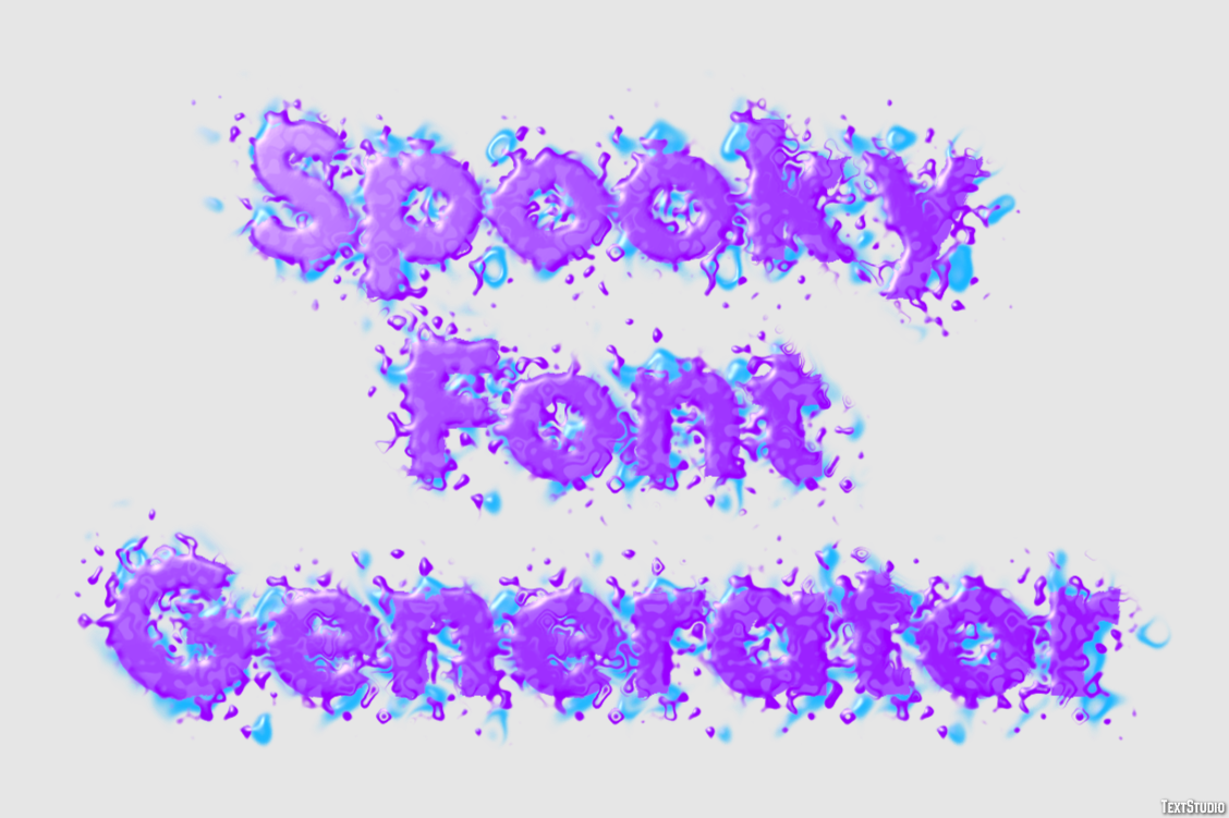 Spooky Font Generator テキスト効果