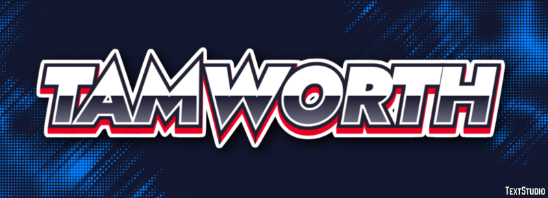 Tamworth Texteffekt