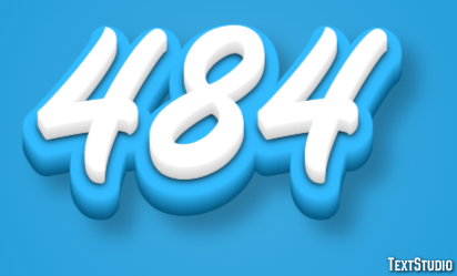 484 Texteffekt