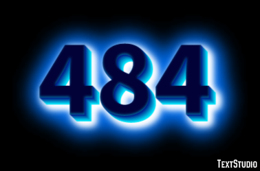484 Text Effect