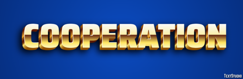 Cooperation Efecto de Texto