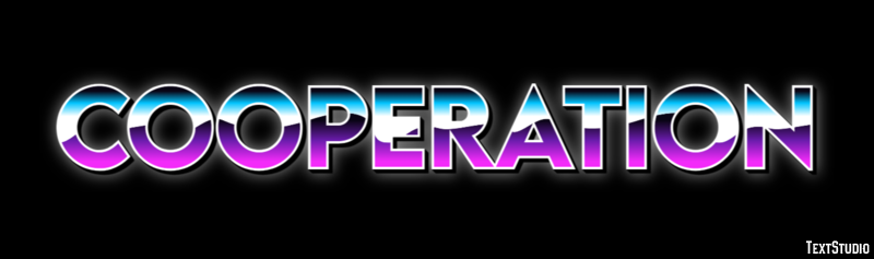 Cooperation Text Effect