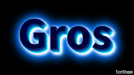 Gros テキスト効果