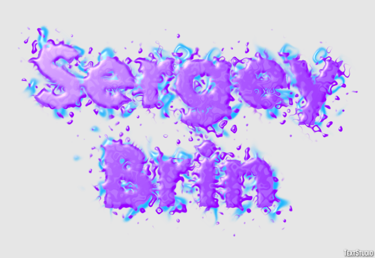 Sergey Brin Text effect
