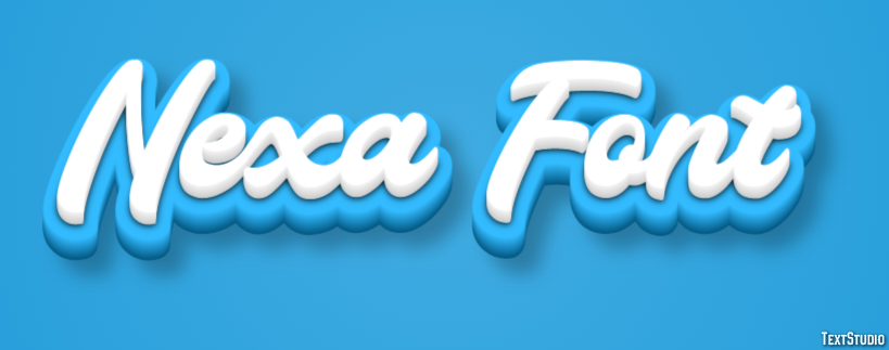 Nexa Font Efekt tekstowy