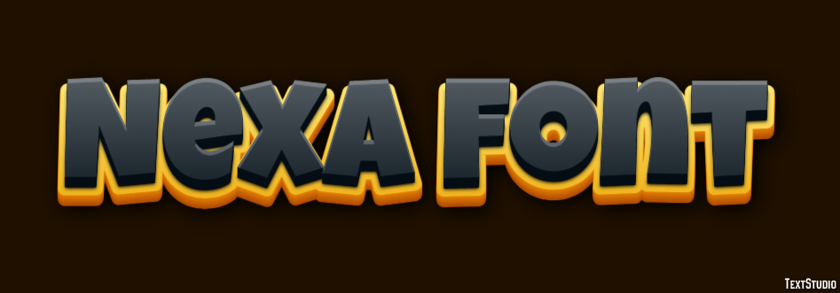 Nexa Font Efekt tekstowy