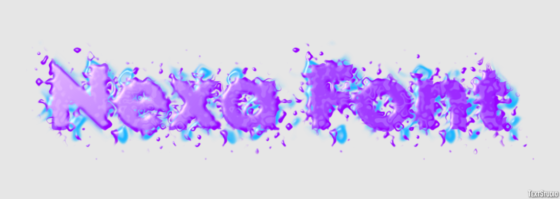 Nexa Font Efekt tekstowy