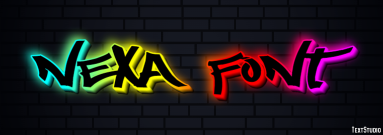 Nexa Font Efekt tekstowy