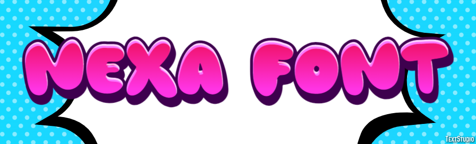 Nexa Font Efekt tekstowy