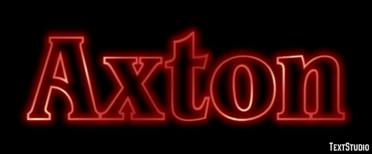 Axton テキスト効果