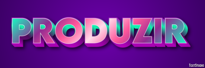 Produzir Efeito de texto