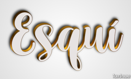 Esquí Effetto testo