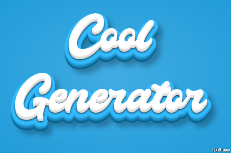 Cool Generator Эффект текста