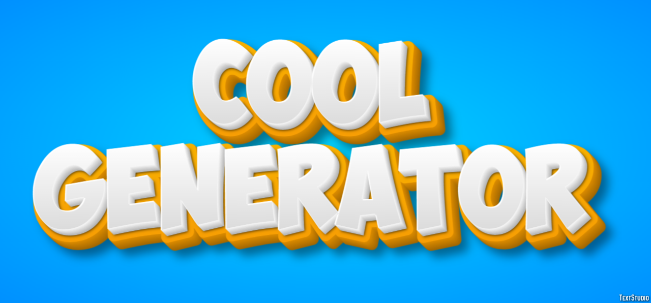 Cool Generator Эффект текста