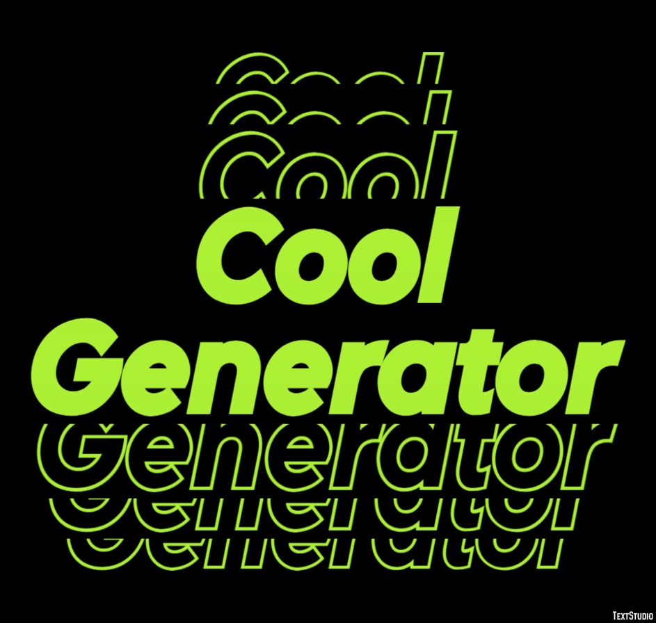 Cool Generator Texteffekt
