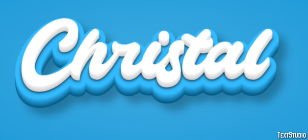 Christal Text Effect