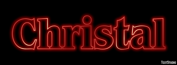 Christal Text Effect