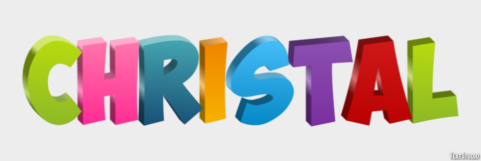 Christal Text Effect