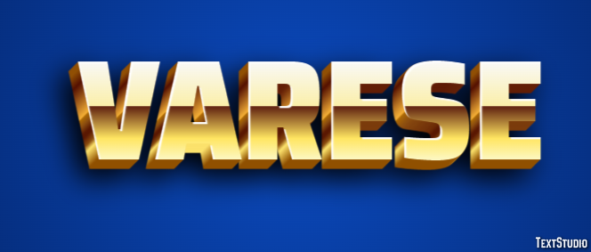 Varese Text Effect