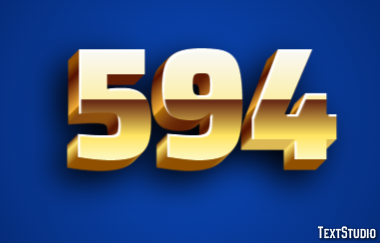594 Efeito de texto