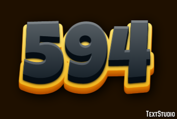 594 Efeito de texto