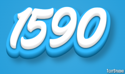 1590 Tekst Effect