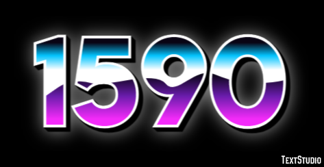 1590 Tekst Effect