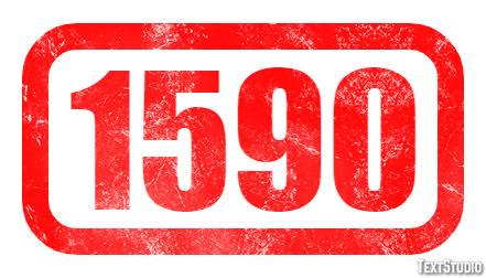 1590 Metin efekti