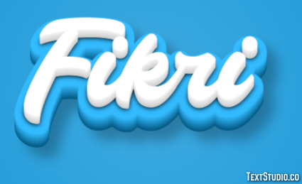 Fikri Эффект текста