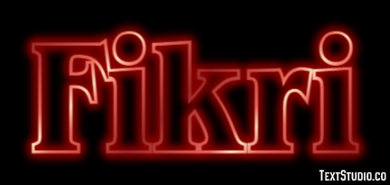 Fikri Efeito de texto