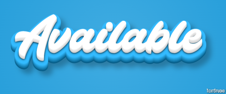 Available Text Effect