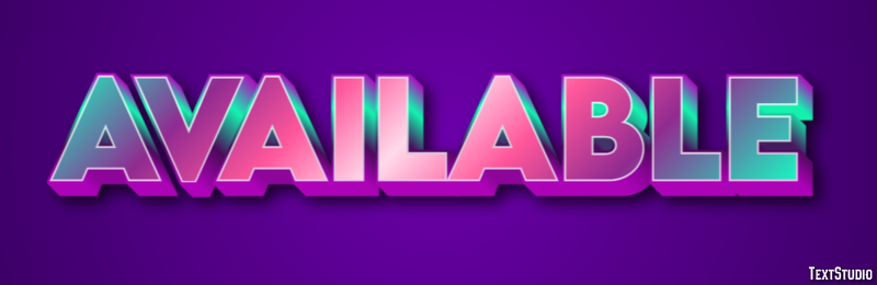 Available Text Effect