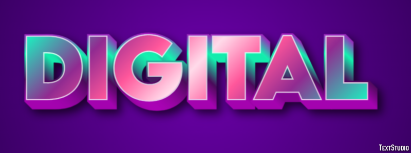 Digital Text Effect