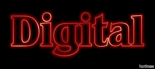 Digital Text Effect