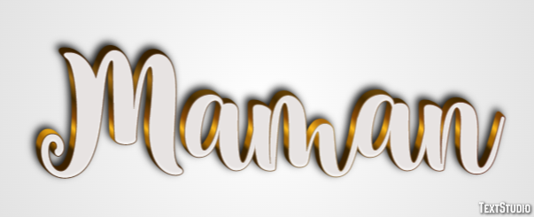 Maman Effet de texte