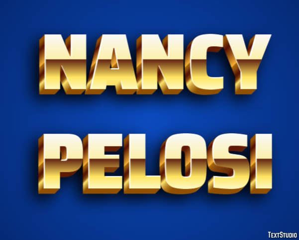Nancy Pelosi Efecto de Texto