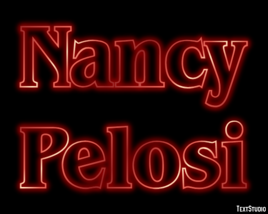 Nancy Pelosi Efecto de Texto