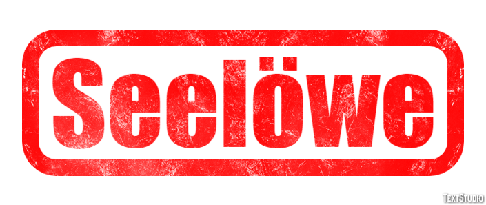 Seelöwe Texteffekt