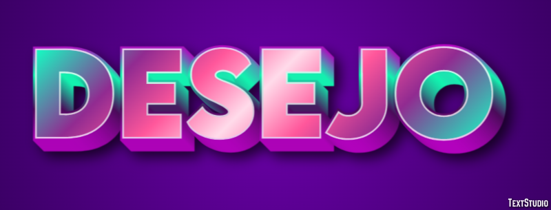 Desejo Efecto de texto